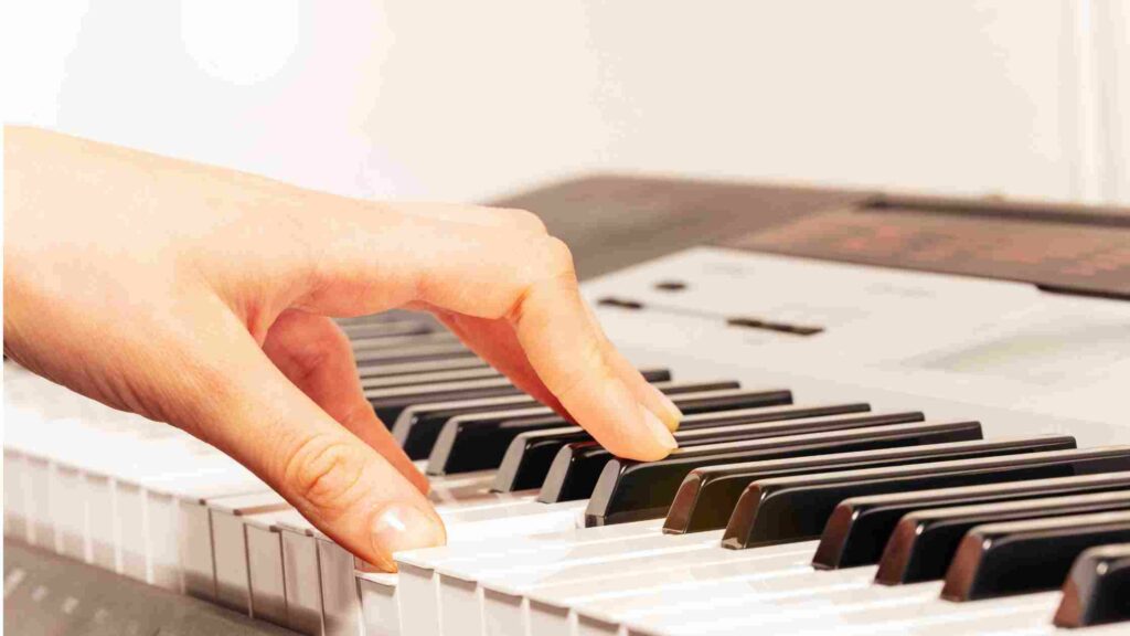 Feel of piano keys