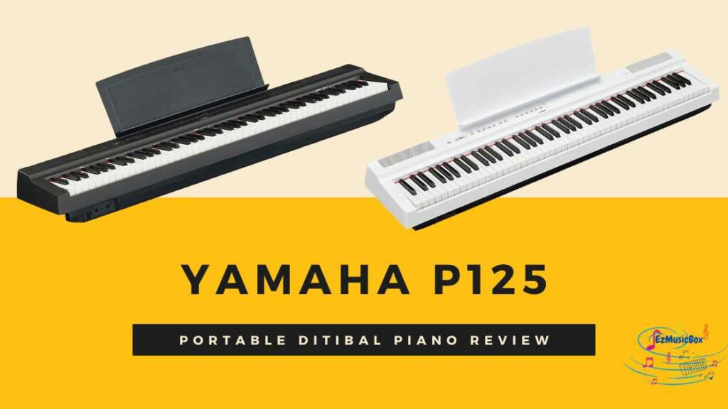 digital piano reviews: yamaha p125