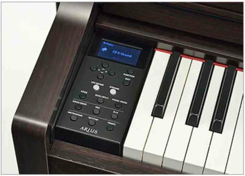 yamaha digital piano ydp 184 left controls