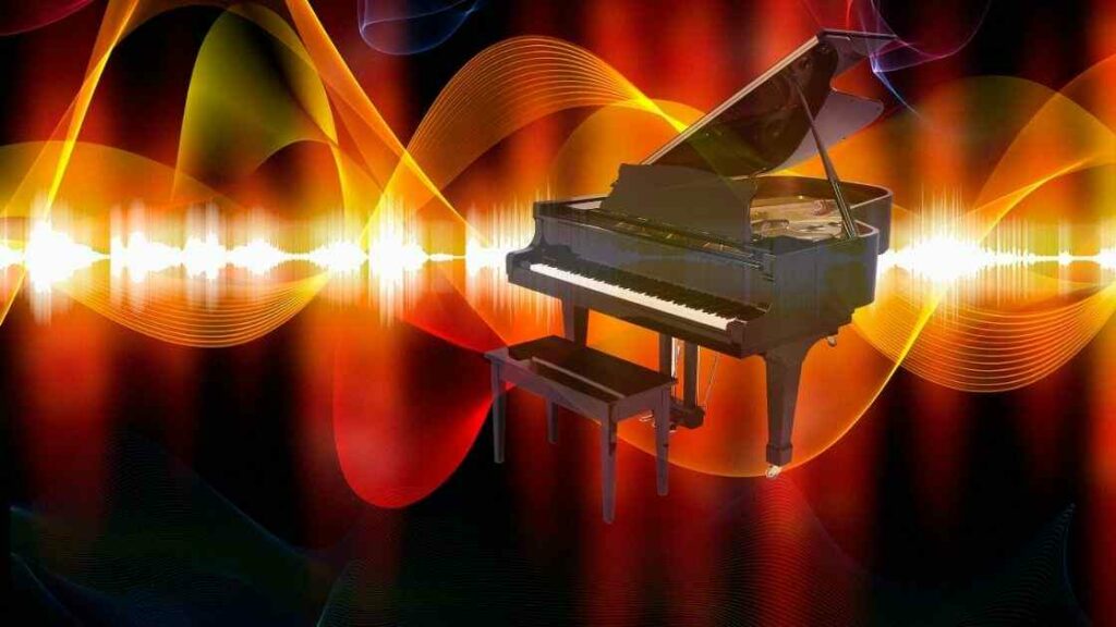 digital piano with grand piano sound