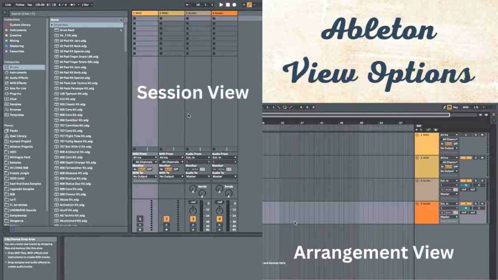 Ableton view options